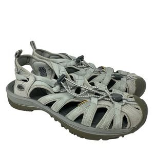 Keen Whisper Sandals Womens 8.5 Gray Waterproof Hiking